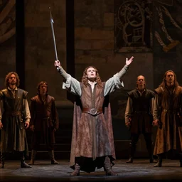 photo of a performance of'the lord of the rings'the opera in florence, italy