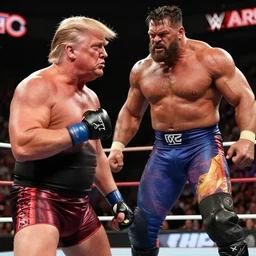 Donald Trump Fighting Hulk Hogan WWE