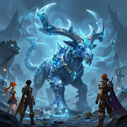 mount epic trained icehoof screenshot world of warcraft mounts worldboss fantasy comics that looks like it is from borderlands by jesper ejsing, by rhads, makoto shinkai alena aenami artworks in 4 k beeple, thomas kinkade heartstone league of legends dofus overwatch
