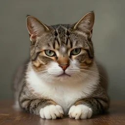 portrait of a young disillusioned cat, drained of energy by the artistic struggle, by louis wain and johanna martine, trending on artstation