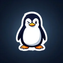studio beautiful cyberpunk esports penguin logo for a penguin!!!!!! studio level special effects and particles, intricate!!!!! professional, global illumination, clean, perfectly shaded, hyperdetailed, epic