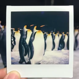 film still of beauty pageant of penguins, photo 2 0 2 2, taken with polaroid, picture of the day, award winning, cinematic, 4 k