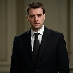 Viktor Yushchenko as The American Psycho, cinematic still