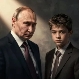 putin teams up with a mysterious teenage putin