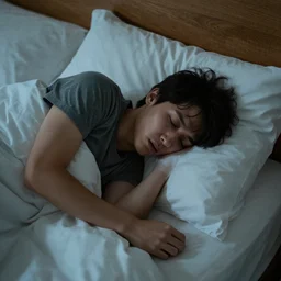 coder waking up from a bad dream