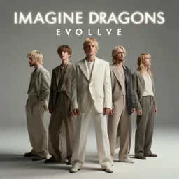 imagine dragons evolve album cover art, artstation award winner, high quality, render