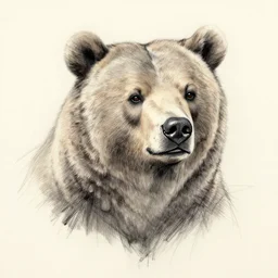 aaron blaise sketch of a bear
