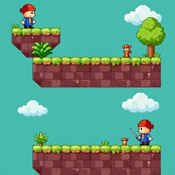 2 d platform game designed by ivan aivazovski