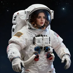 beautful award winning aesthetic commission of an astronaut,digital art,art by greg rutkowski,artgerm,ross tran,photorealistic,hyperdetailed,western comic style,2021,space atmosphere,beautfiul,HD,4k