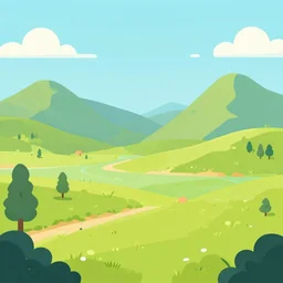 landscape vector mobile game background