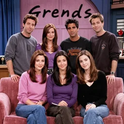 the cast of friends 1 9 9 4, publicity photo