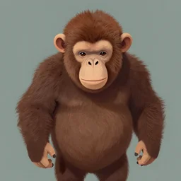 a character portrait of harambe by basil gogos, vivid but muted interesting color scheme, unusual depiction
