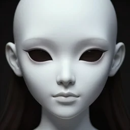 portrait of digital creature, by junji ito, close up, highly detailed