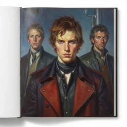 portrait of a male dressed in clothes by shironuri style head shoot fashion photobook, art by alex heywood and rembrandt, albert lynch, fantasy art, reimagined by industrial light and magic, oil on canvas, hd