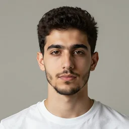 young israeli man face portrait, photography
