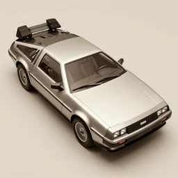 a birds - eye view sepia photograph of a delorean made into a covered wagon, in a line with covered wagons and cattle