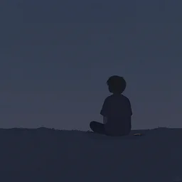 alone tonight, digital art, deviantart