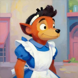 greg manchess portrait painting of bandersnatch from alice in wonderland as overwatch character, medium shot, asymmetrical, profile picture, organic painting, sunny day, matte painting, bold shapes, hard edges, street art, trending on artstation, by huang guangjian, gil elvgren, ruan jia, randy vargas, greg rutkowski