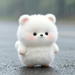 so smol, fluffy, light rain