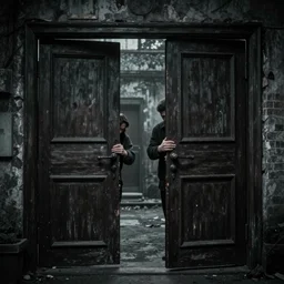 knocked on the doors of hell's darker chamber pushed to the limit, we dragged ourselves in surrealism 4 k