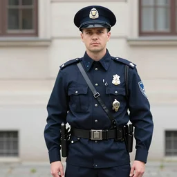 god as a german police officer
