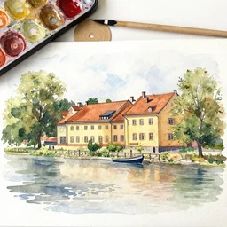 orebro aquarelle painting