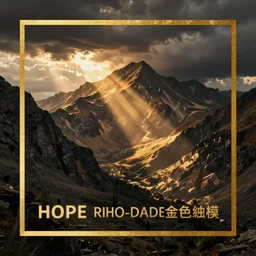 hope concept art, blunt borders, golden ratio