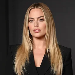 margot robbie as a kpop star medium shot