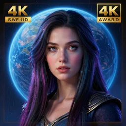 ( ( ( ( ( hyperrealist distant portrait of jaina proudmoore on a blue planet where it rains colors. ) ) ) ) ) by donato giancola, fantasy, photorealistic, octane render, unreal engine, dynamic lighting, cute face, classy, hypnotic beauty, beautiful girl, beautiful, wlop, cute, perfect factions, perfect woman, trending on artstation, poster, volumetric lighting, very detailed faces, 4 k, award winning