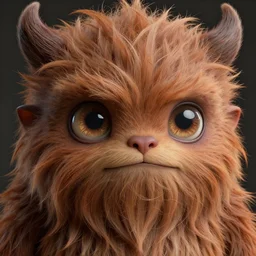 hairy monster, detailed eyes, cute, fantasy, intricate, highly detailed, digital painting, 4k, HDR, concept art, smooth, sharp focus, illustration, by Wayne Reynolds