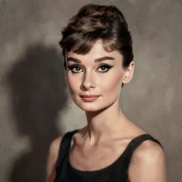 audrey hepburn art by esther inglis