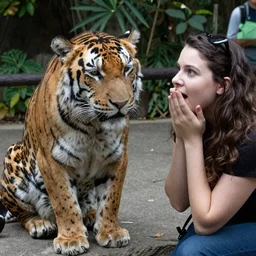 an unexpected guest at the zoo, color photograph, 2 0 0 2