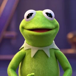 A still of Kermit the frog on Avengers Endgame, award winning photo, unreal engine, highly detailed features
