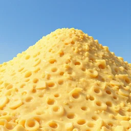 an entire mountain of cheeze its