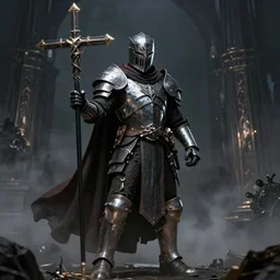doom slayer as a crusader