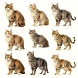 concept art of some new cat specie, studies