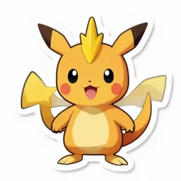 cute miss mascot a ‰ touraptor a ‰ touraptor staraptor pokemon sticker art, cronobreaker, beeple game icon