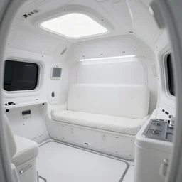 super clean white interior of a spaceship, greg rutkowski, 8 k, shallow depth of field, intricate detail, concept art,