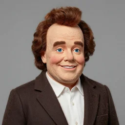 a statue of john candy made out of hair, 8 k photo
