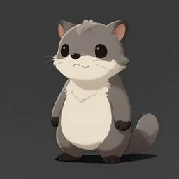 weasel fursona, chiaroscuro, fursona