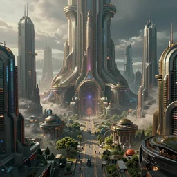 an intricate concept art of a dystopian city, fuzichoco color palette, digital art, matte painting, photorealistic movie still, style ivan talavera and artgerm and dylan cole and feng zhu, hyper realistic, photorealistic, octane render, trending on artstation, cgsociety, cinematic light, 8 k