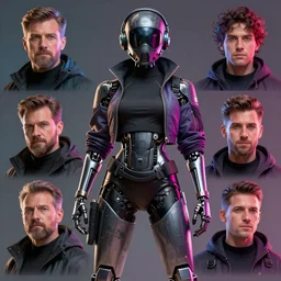 female assassin wearing cyberpunk streetear, mask, cybernetic legs, detailed portrait, cell shaded, 4 k, vivid colours, concept art by wlop, ilya kuvshinov, artgerm, krenz cushart, greg rutkowski, pixiv. cinematic dramatic atmosphere, sharp focus, volumetric lighting, cinematic lighting, studio quality