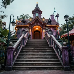 a haunted amusement park, steps 1 0 0, - n 6