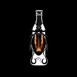 a cola brand logo advertising a cola made from cockroaches