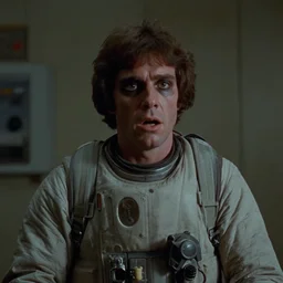 film still from 2 0 0 1 : a space odyssey ( 1 9 6 8 ) as a body horror film in the style of cronenberg