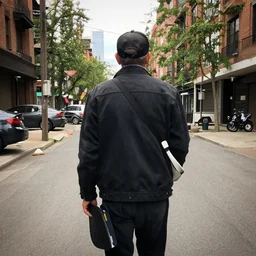 my dad never left
