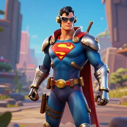 steampunk superman in fortnite game