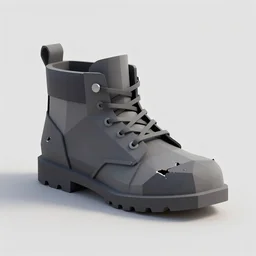low poly 8 k in style of half - life damaged shoe, high textured, conceptual, intricate detailed painting, illustration sharp detail, manga 1 9 9 0