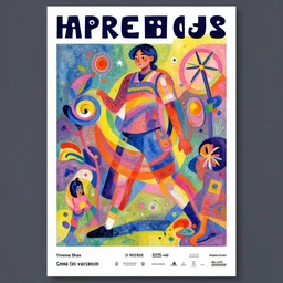 poster by vivienne shao, colourful, pinterest,