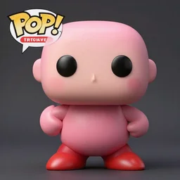 Kirby As A Funko Pop, Photorealistic, 4K
